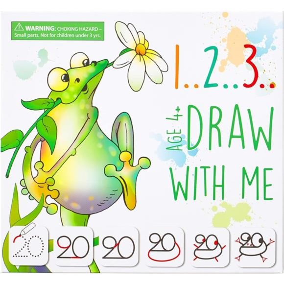 Drawing with Numbers Learn How to Draw Animals Step by Step Birthday Gift - Picture 1 of 7